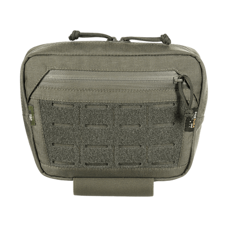 M-Tac lomme til tilbehør Lower Large Elite Plate Carrier i holdbart Cordura 500D-materiale med NIJ-sertifisering, vist i galleri posisjon 1, grå farge.