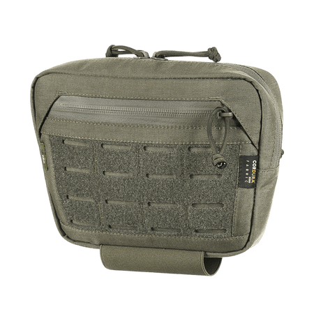 M-Tac lomme til tilbehør Lower Large Elite Plate Carrier i slitesterkt Cordura 500D med NIJ-sertifisering, vist i galleri posisjon 1, grønn modell.