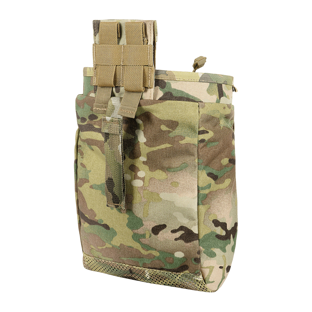 M‑Tac Magasinsæk Dump Pouch Lite Elite, robust Cordura 500D materiale, MOLLE monteringsmulighed, hurtiglukkesystem, camouflage design.