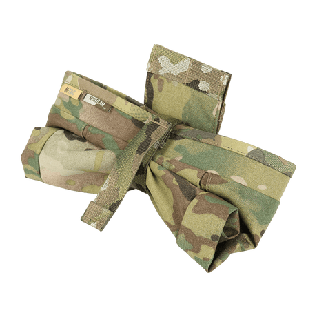 M‑Tac Magasinsæk Dump Pouch Lite Elite i Cordura 500D med MOLLE-stropper for rask oppbevaring av magasiner, kamuflasjedesign.