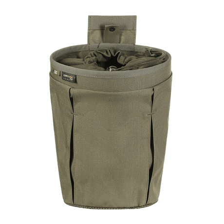 M‑Tac Magasinsæk Dump Pouch Lite Elite i grønt Cordura 500D med hurtiglukkesystem og MOLLE-kompatible stropper for oppbevaring.