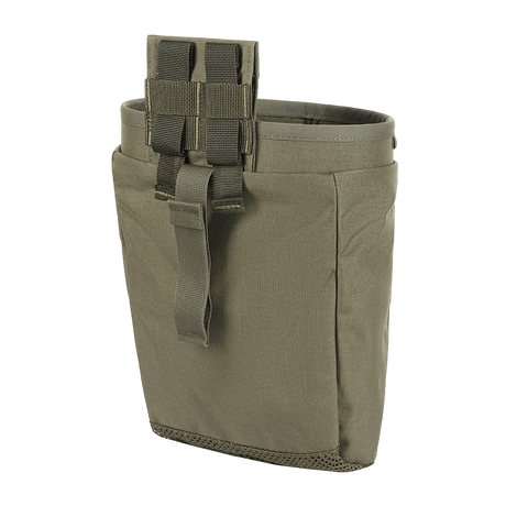 M‑Tac Magasinsæk Dump Pouch Lite Elite i slitesterkt Cordura 500D med hurtiglukkesystem og MOLLE-montasje, sett fra siden.