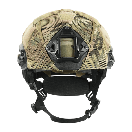 M‑Tac Hjelmcover Shroud Elite til TOR-D-hjelm, kamuflasjemønster i Cordura 500D, med Velcro-paneler og festestropper. Effektiv kamuflasje.