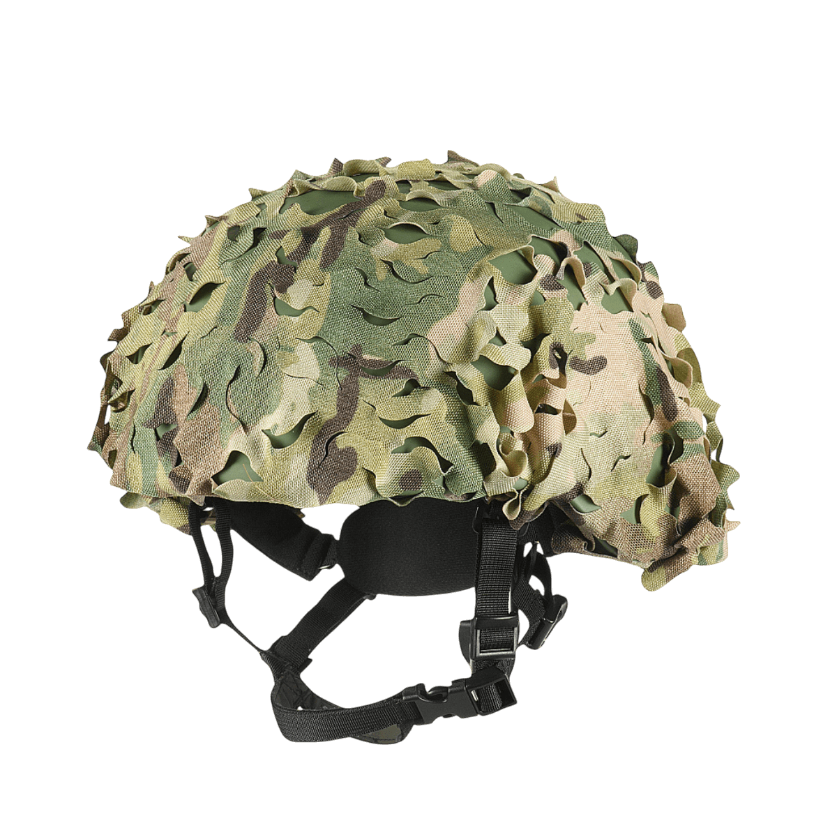 M‑Tac Vilha Hjelmcover Elite i multicam camouflage til FAST hjelme, beskytter mod snavs og slid, med Cordura 500D og Laser Cut mesh.