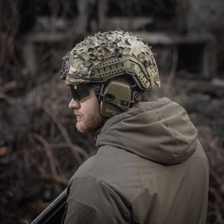 M‑Tac Vilha Hjelmcover FAST, kamuflasje og beskyttelse for hjelmer, laget av Cordura 500D med Velcro-stropper i MULTICAM-mønster.