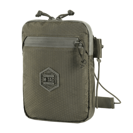 M‑Tac Pocket Bag Elite HEX i slitesterkt materiale med YKK-glidelåser, kompakt for EDC-utstyr, nøkler, verktøy eller dokumenter.