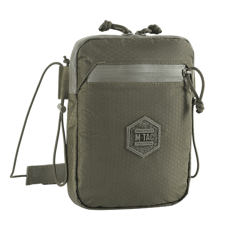 M‑Tac Pocket Bag Elite HEX i slitesterkt materiale med YKK-glidelåser, egnet for EDC-utstyr og daglig bruk, kompakt og praktisk design.
