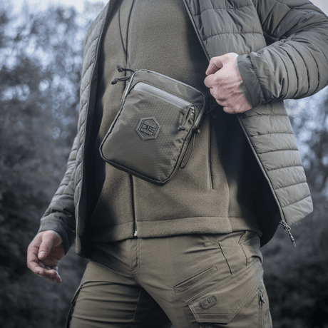 M‑Tac Pocket Bag Elite HEX utendørsveske for oppbevaring av småting og utstyr, slitesterkt materiale med YKK-glidelåser, egnet for EDC.