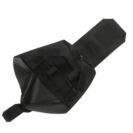 M‑Tac Medic Pouch Vertical Large Elite i svart Cordura 500D med organiserte rom og MOLLE-interface for førstehjelp.