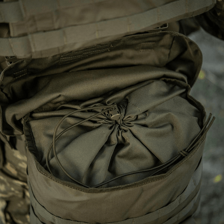 M-Tac Pouch Sukharka Gen.3 XL i Cordura 500D-materiale med MOLLE-system og Fastex-lukking. Passer til småting i felten.
