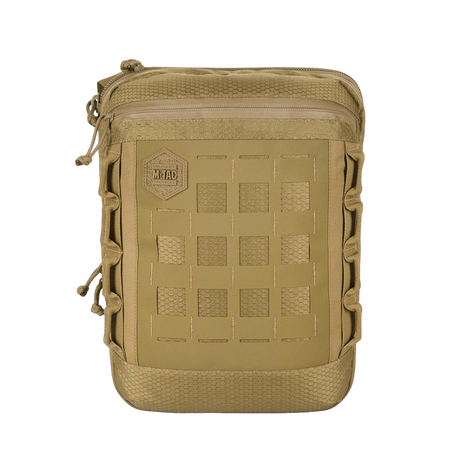 M-Tac Tablet Bag Laser Cut Hex i Cordura med Laser Cut MOLLE, flat og praktisk for EDC med rask tilgang til skjult våpen.
