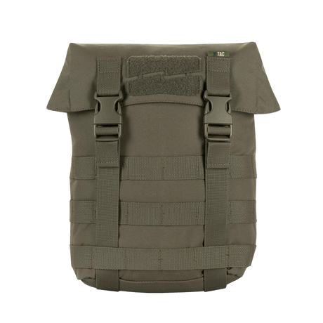 M-Tac Sukharka Gen.3 Pouch i robust Cordura 500D med fastex-lukking, sett forfra. Ideell for militær bruk og oppbevaring.