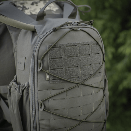 M-Tac STURM Elite ryggsekk med MOLLE Laser Cut-frontpanel og slitesterke materialer, ideell for korte feltturer og utstyrs‑transport.