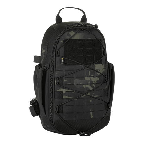 M-Tac STURM Elite ryggsekk - 15 liter taktisk ryggsekk med MOLLE Laser Cut-frontpanel og elastiske sidelommer, egnet for feltutstyr.