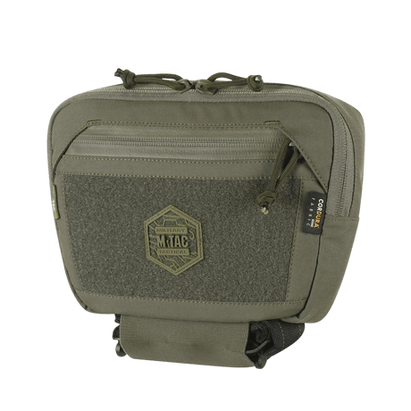 M-Tac Large Elite Gen.II skulderveske med Cordura 500D og YKK-glidelåser, egnet for taktisk bruk og utstyrsoppbevaring.