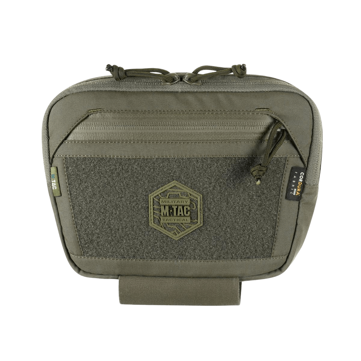 M-Tac Large Elite Gen.II Skuldertaske i Cordura 500D med taktisk design og Velcro-panel, perfekt til daglig brug.
