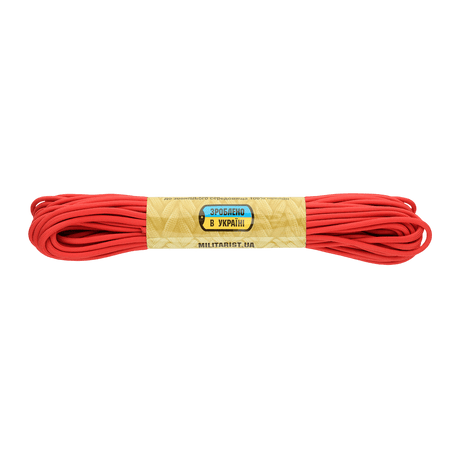 M‑Tac Paracord 550 Type III 15 m sterk nylonkord for friluft og nødbruk, 15 m lengde, diameter 4 mm, bruddstyrke 240 kg.