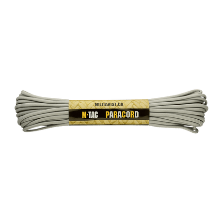 M‑Tac Paracord 550 Type III 15 m sterk nylonkordel, diameter 4mm, bruddstyrke 240kg, egnet for friluft og nødbruk.