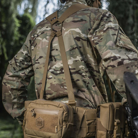 M-Tac Skulderstropper til taktisk belte Laser Cut i Cordura Squadron, designet for å øke komforten ved tungt taktisk utstyr, galleri posisjon 1.
