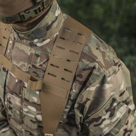 M-Tac Skulderstropper til taktisk belte Laser Cut i slitesterkt Cordura Squadron-materiale, designet for komfort ved tungt utstyr, galleri posisjon 1.