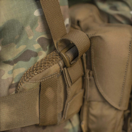 M-Tac Skulderstropper til taktisk belte Laser Cut i robust Cordura, designet for økt komfort ved bæring, vist i galleri posisjon 1.