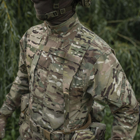 M-Tac Skulderstropper til taktisk belte Laser Cut i kamuflasje Cordura med NIJ-sertifisering, galleri posisjon 1, for økt bærekomfort.