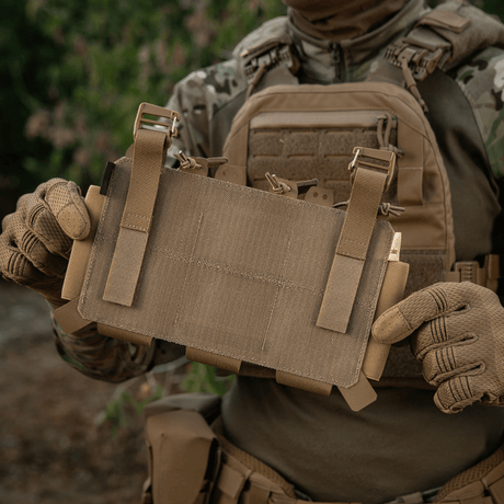 M-Tac Frontpanel til Cuirass QRS Plate Carrier 3 Magasiner — produktbilde.
