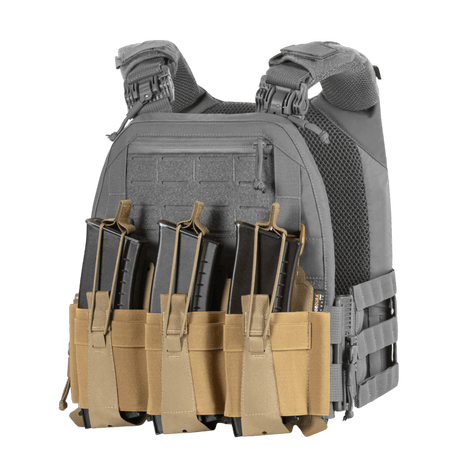 M-Tac Frontpanel til Cuirass QRS Plate Carrier 3 Magasiner i elastisk og slitesterkt materiale med NIJ-sertifisering, galleri posisjon 1.