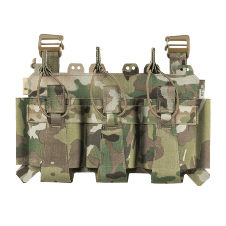 M-Tac Frontpanel til Cuirass QRS Plate Carrier 3 Magasiner med kamuflasjemønster, elastisk materiale og NIJ-sertifisering, galleri posisjon 1.