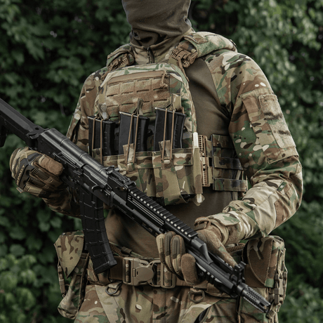 M-Tac Frontpanel til Cuirass QRS Plate Carrier 3 Magasiner med elastisk materiale og NIJ-sertifisering, galleri posisjon 1.