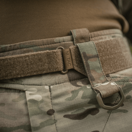 M‑Tac Internal Tiger Bælte i Cordura 500D med Velcro og metallramme, perfekt for militære formål. Finnes i flere størrelser.
