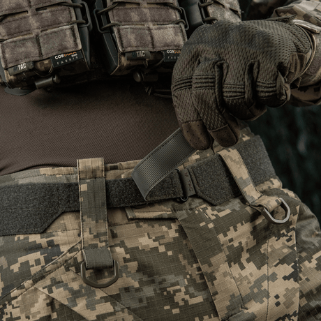 M-Tac Internal Tiger Bælte for militær bruk med Cordura 500D og Velcro-feste. Perfekt for taktikk og ekstra stabilitet.