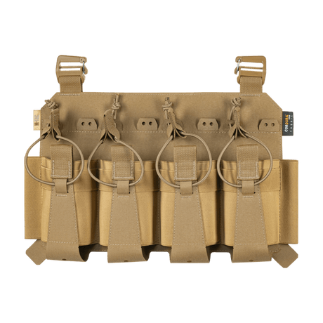 M-Tac frontpanel til Plate Carrier Cuirass QRS til 4 magasiner i slitesterkt elastisk materiale med NIJ-sertifisering, galleri posisjon 1.