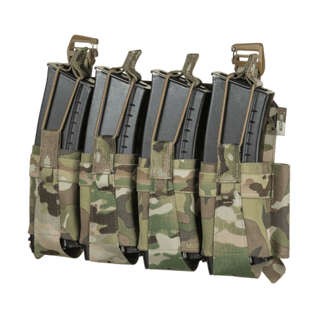 M-Tac frontpanel til Plate Carrier Cuirass QRS til 4 magasiner i multicam elastisk materiale med NIJ-sertifisering, galleri posisjon 1.