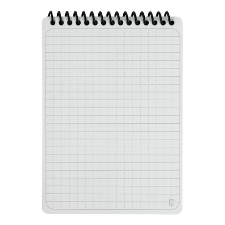 M-Tac Ecopybook Tactical – allværs notatbok med vanntette ark og rutenett, egnet for bruk i regn og snø.