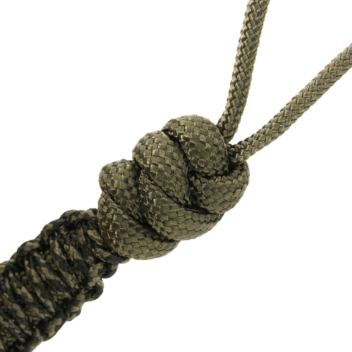 M-Tac Knife Lanyard Scandinavian i flettet paracord, stilfuldt tilbehør til lommeknive med praktisk reservetråd. Fleksibel skaftforlængelse.