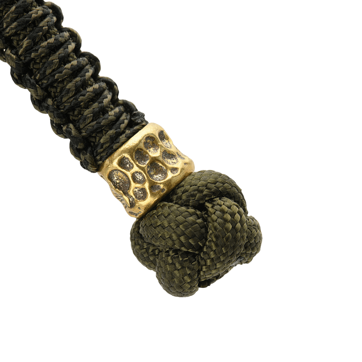 M-Tac Knife Lanyard Scandinavian Granule flettet paracord med gyldent perledetalje til tilføjelse af personlig stil til lommeknive.