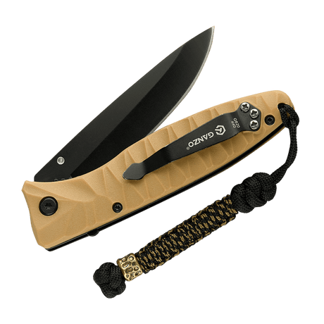 M-Tac Knife Lanyard Scandinavian Granule flettet paracord på lommekniv, stilig og praktisk tilbehør for enkel oppbevaring og personlig stil.