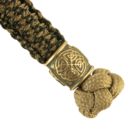 M-Tac Lanyard Scandinavian Mannaz med skandinavisk dekorativ perle, laget av tvunnet paracord for kniver og utstyr.