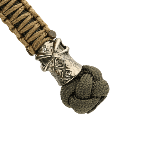 M-Tac Knife Lanyard Ninja laget av 550 type III paracord med dekorativt kobber-nikkel