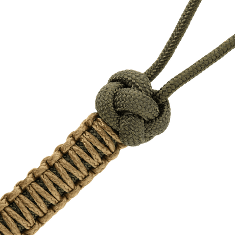 M-Tac Knife Lanyard Ninja, paracord-fletting, 14,5 cm, med cupronickel-perle, praktisk stilig tilbehør til lommekniver
