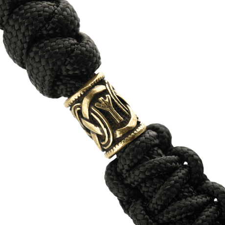 M-Tac Knife Lanyard Loopy Snake Scandinavian i flettet paracord med stilig design og gullfargede detaljer, ideelt for lommekniver
