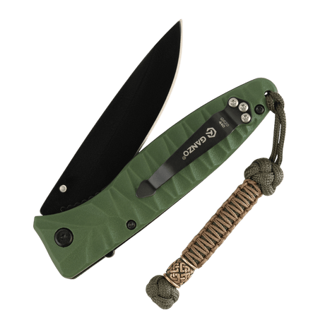 M-Tac Knife Lanyard Celtic i flettet paracord, stilfullt til kniver, fremhever personlighet og hjelper med å finne utstyr.