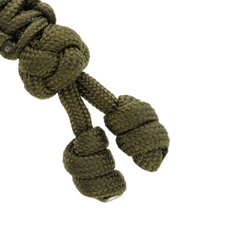 M-Tac Loopy Snake Skull Lanyard av paracord med flettet design og kraniumsdetalj, ideell for kniver eller lykter.