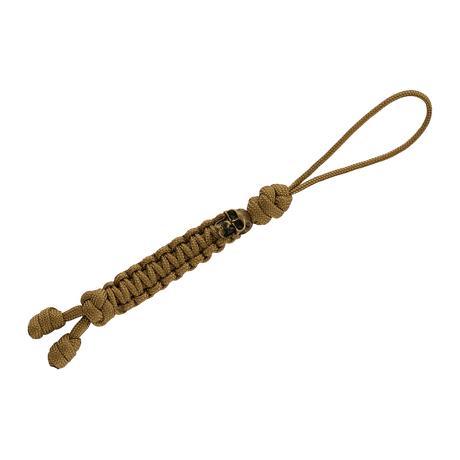 M-Tac Loopy Snake Skull Lanyard, flettet paracord, dekorativt og holdbart tilbehør til kniv eller lykt.