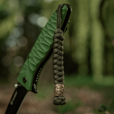 M-Tac Viper Lanyard Scandinavian med flettet paracord og Viper-perle i skandinavisk design, kompatibel med kniver og lommelykter.