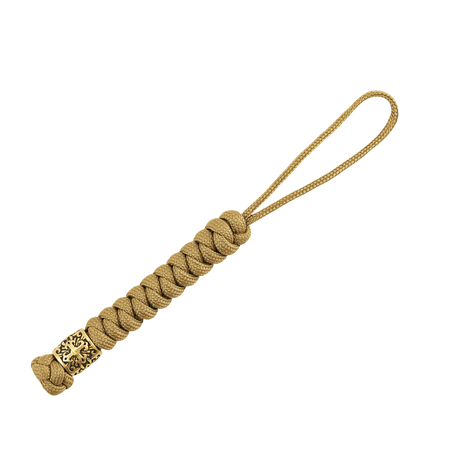 Flettet M-Tac Viper Lanyard Scandinavian med paracord og Viper-perle i skandinavisk design, perfekt for kniv eller lyktutstyr.