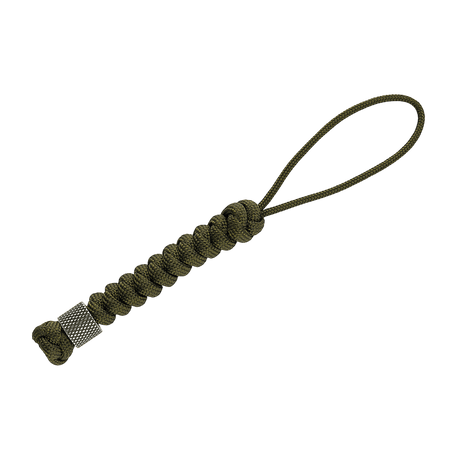 M-Tac Viper Lanyard Stainless Steel i flettet paracord med Viper-perle i rustfritt stål, stilfullt og praktisk knivetilbehør.