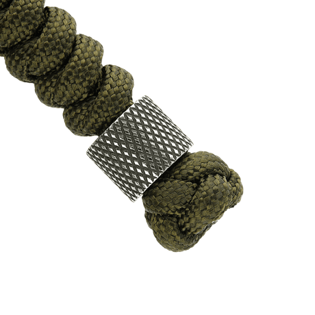 M-Tac Viper Lanyard Stainless Steel med flettet paracord og rustfritt stål Viper-perle for kniver og utstyr.