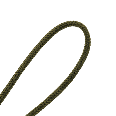 Grønn paracord sett på nært hold. Stilfull og holdbar detalj. M-Tac Viper Lanyard Stainless Steel for kniver og utstyr.